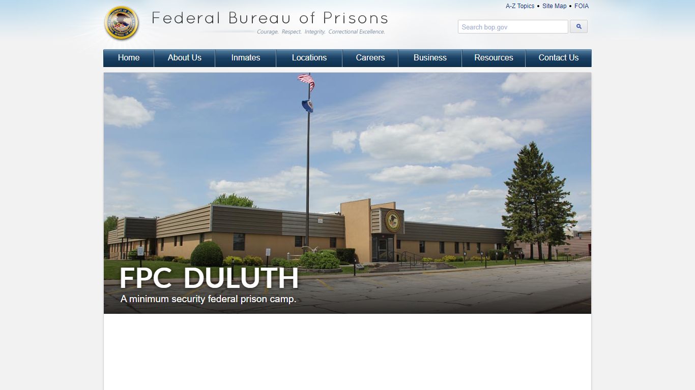 FPC Duluth - Federal Bureau of Prisons